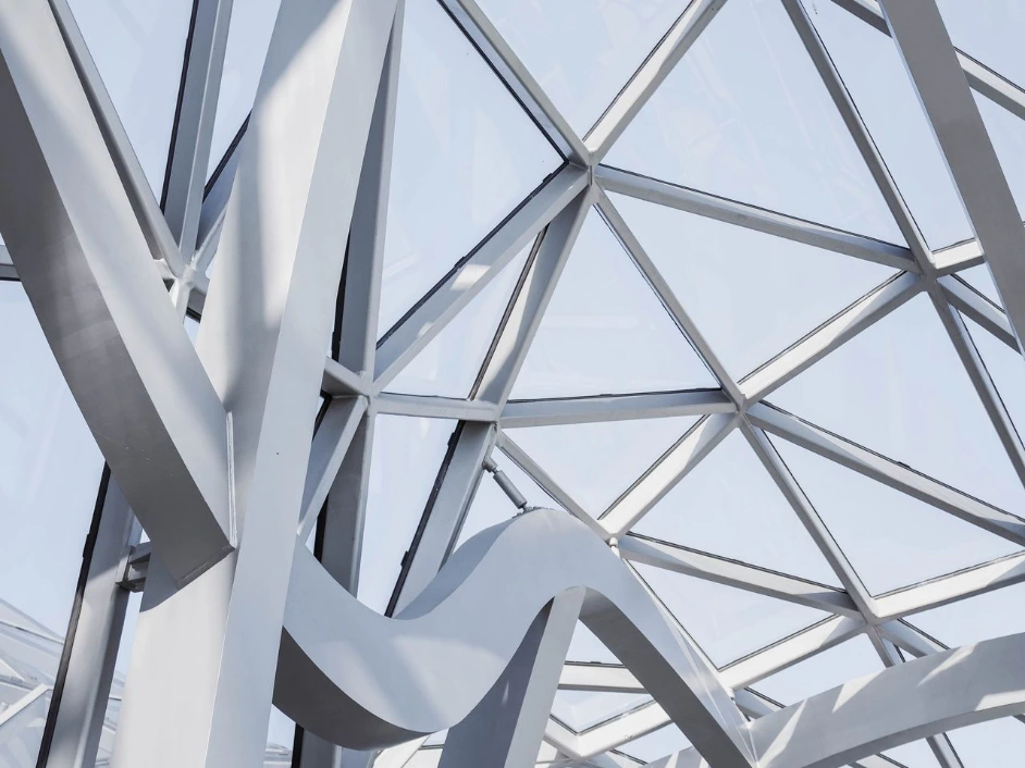 Structure architecturale en aluminium