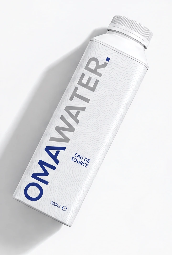 Brique Tetra Pak d'eau de source OMA Water