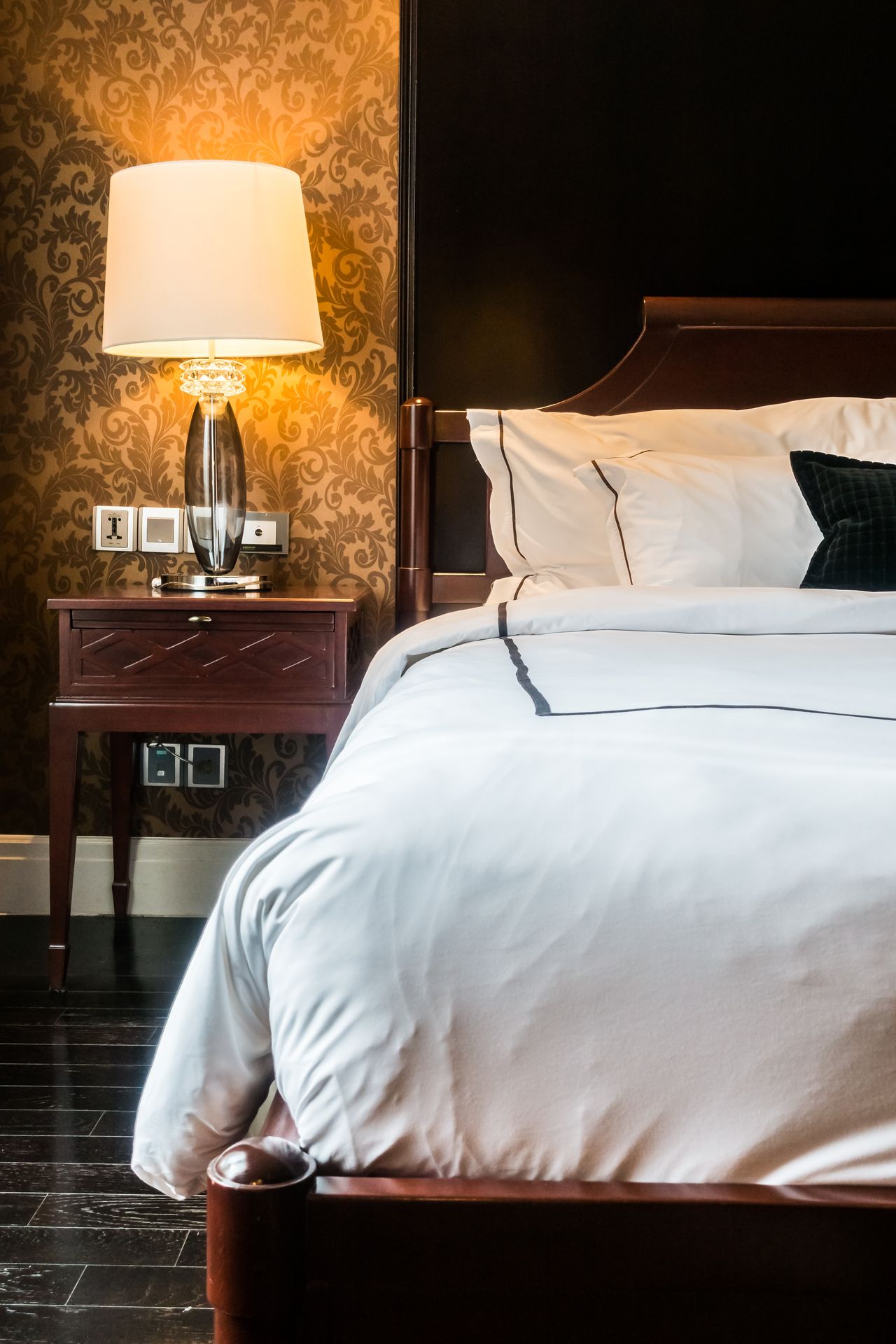 Chambre d'hôtel haut de gamme