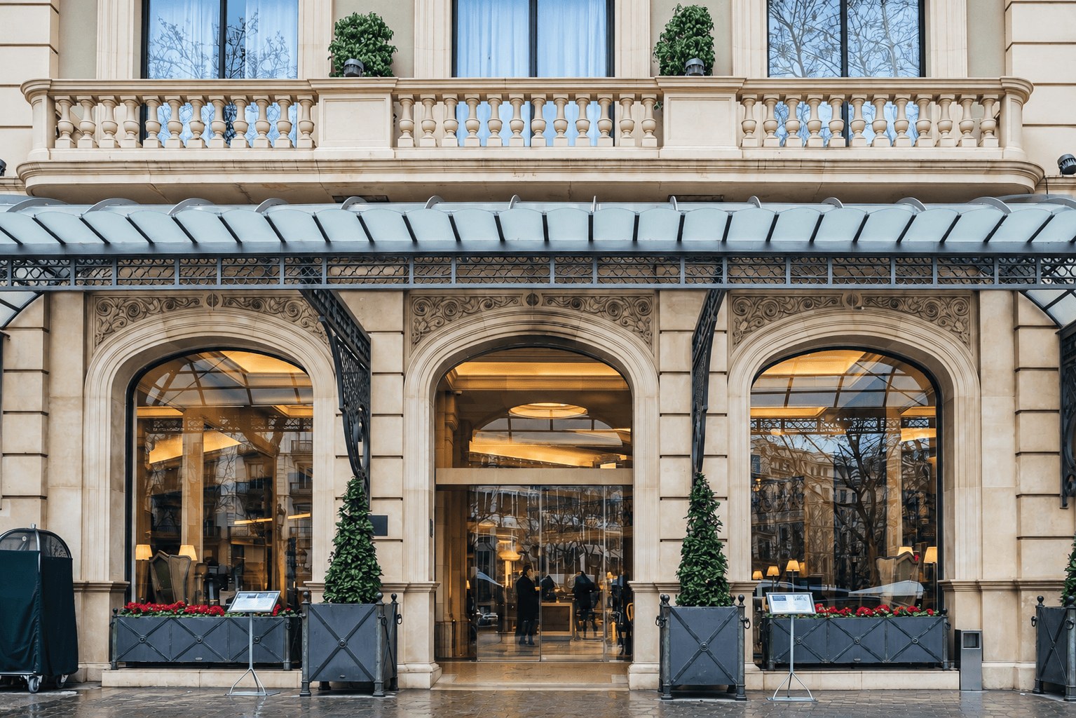 Façade d'un hôtel haut de gamme